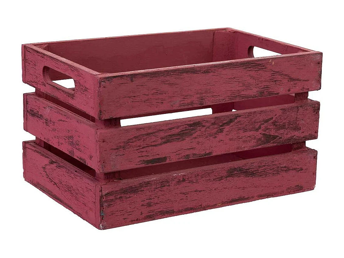 Tiroir en bois rouge 18 x 12 x 10 cm hauteur