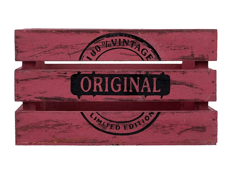 Tiroir en bois rouge 18 x 12 x 10 cm hauteur