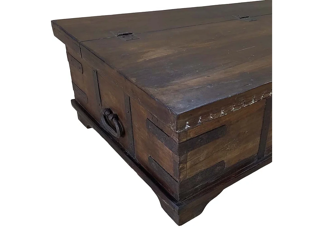 Baúl de madera artesanal 140x75x41h cm