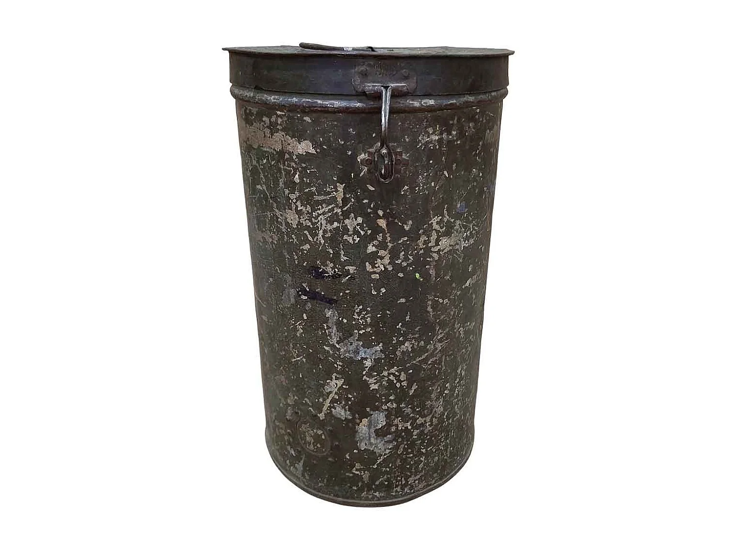 Malle en métal fabriquée à la main 29x29x41h cm