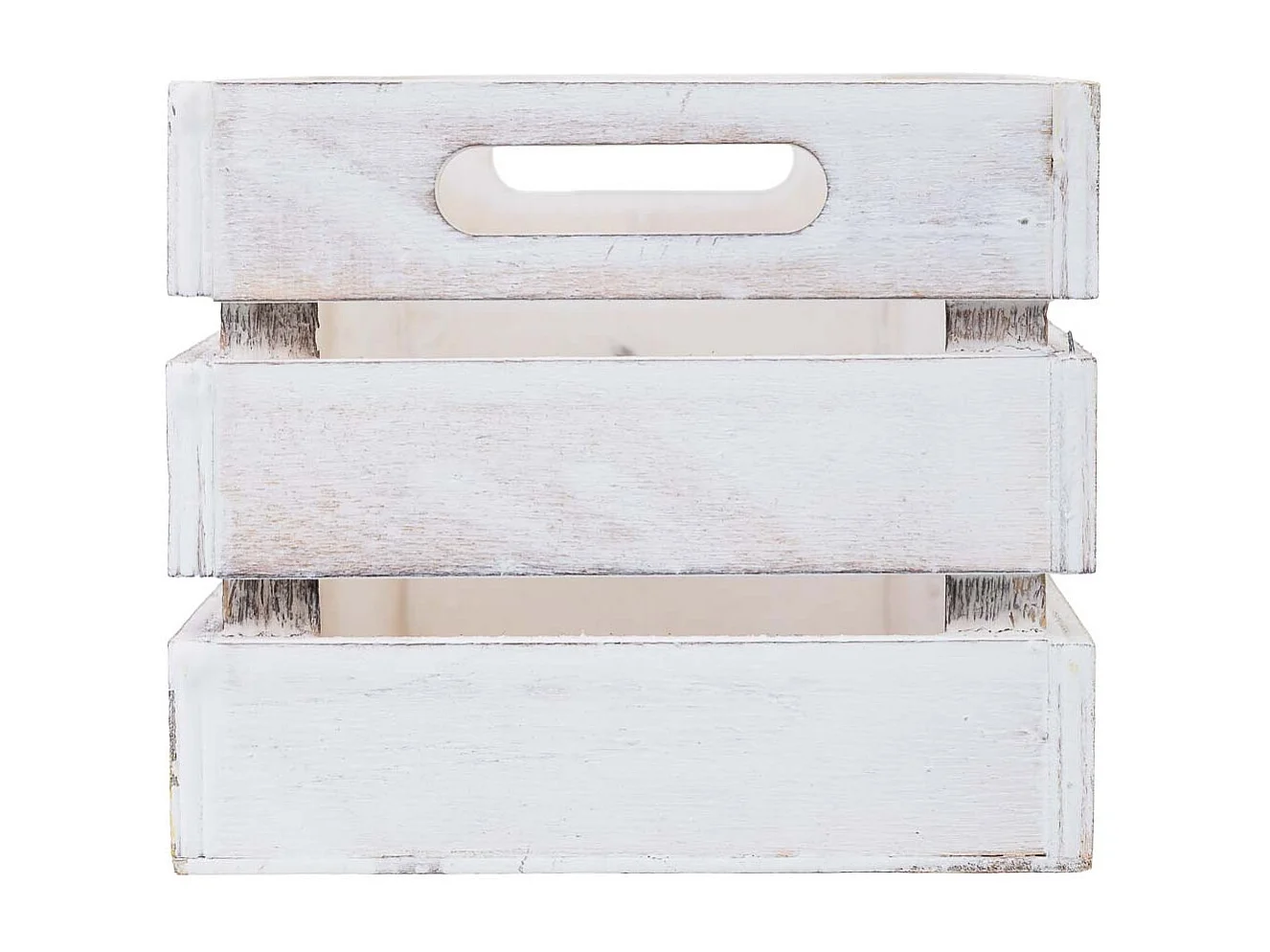 Tiroir en bois blanc 18 x 12 x 10 cm hauteur