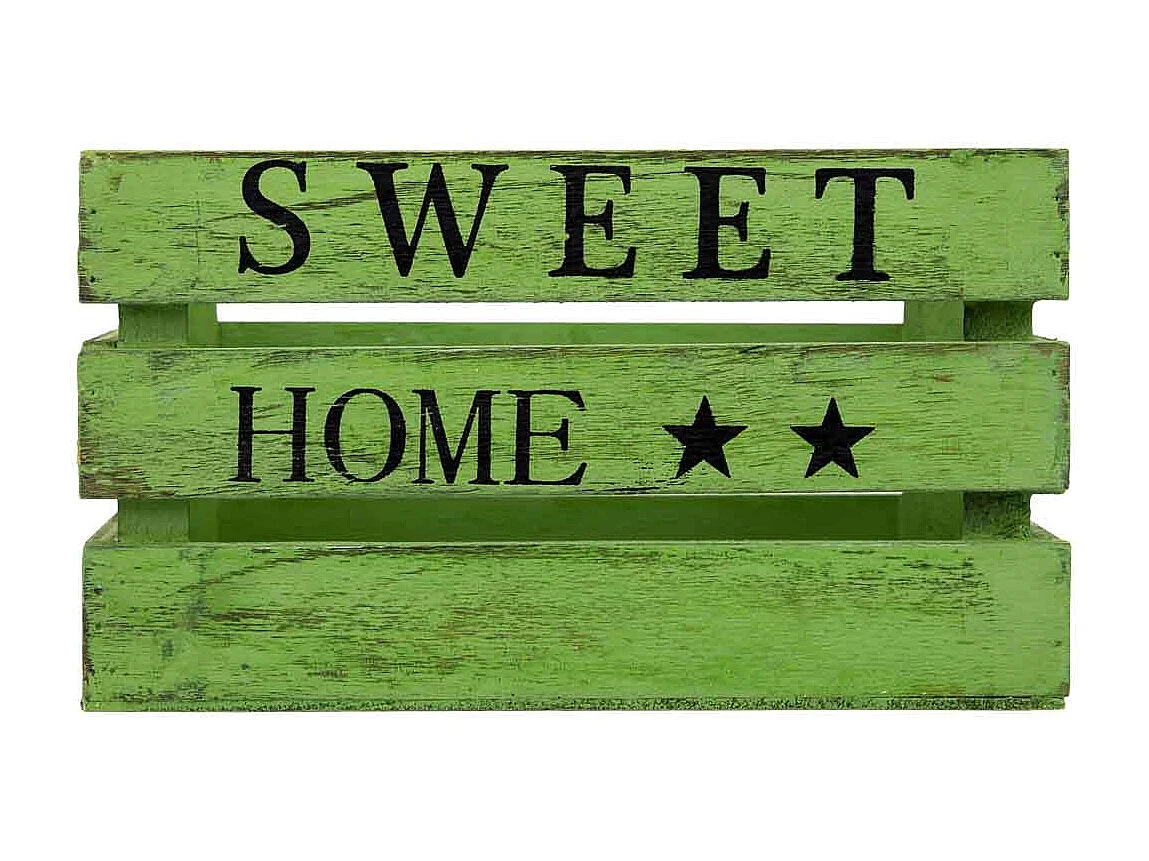 Tiroir en bois vert 18 x 12 x 10 cm hauteur