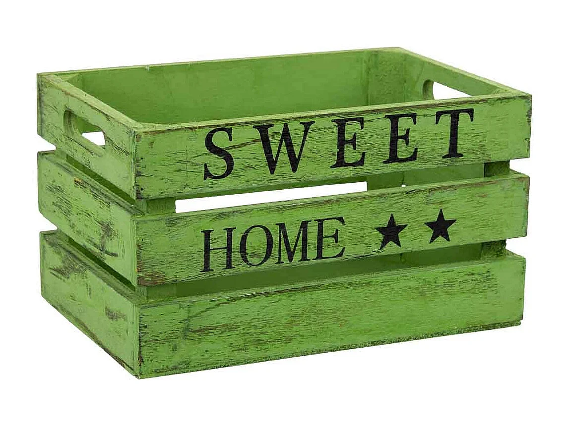 Tiroir en bois vert 18 x 12 x 10 cm hauteur