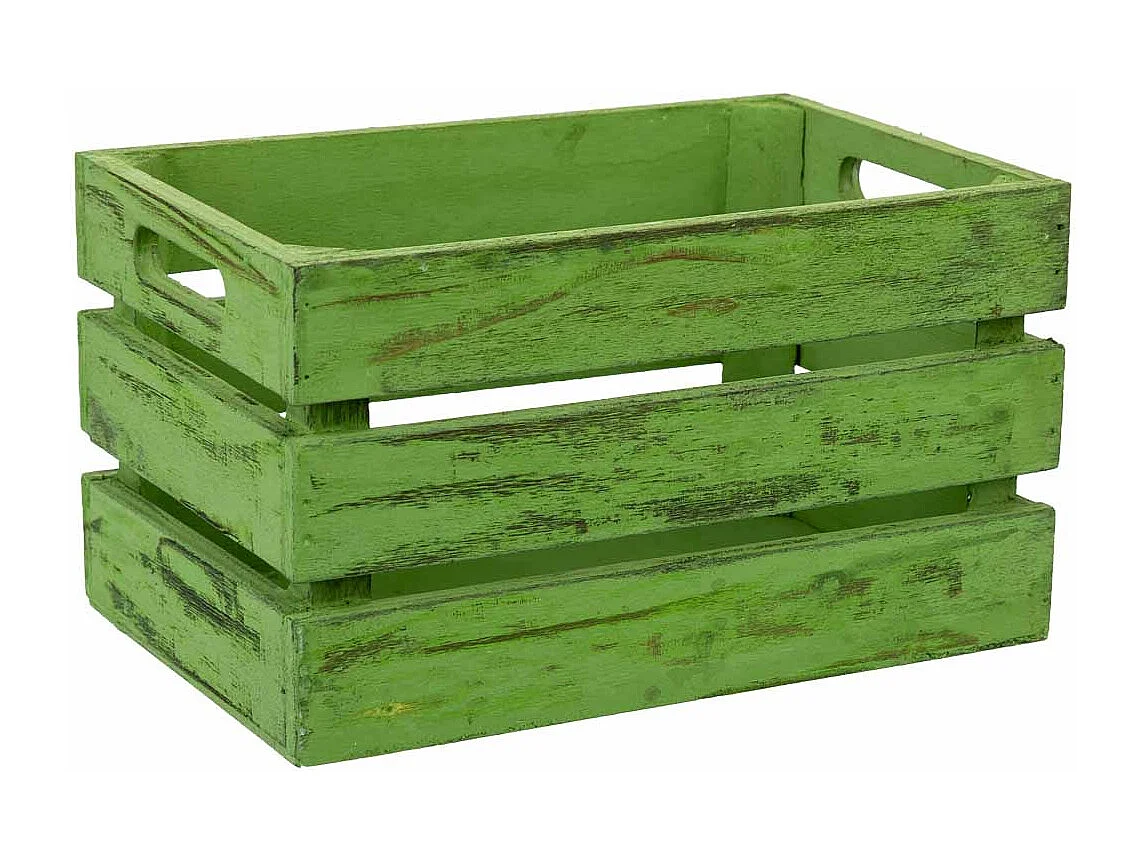 Tiroir en bois vert 18 x 12 x 10 cm hauteur