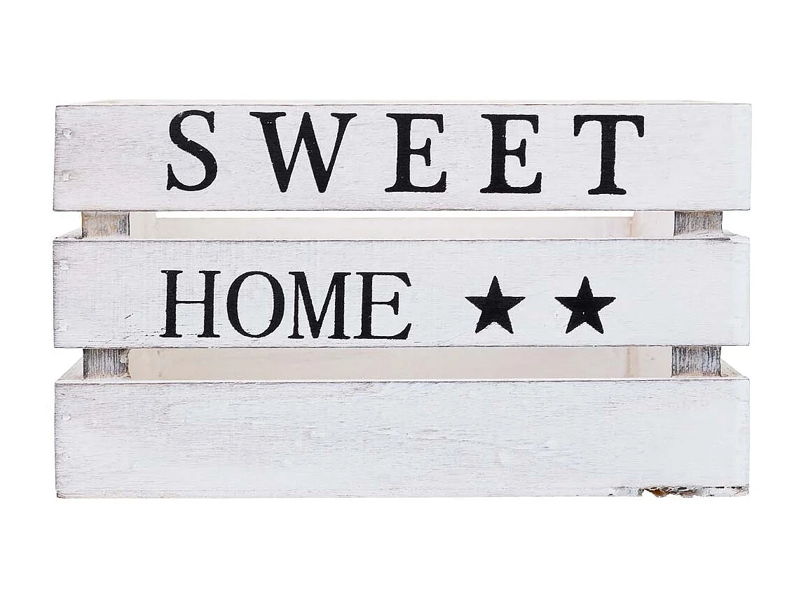 Tiroir en bois blanc 18 x 12 x 10 cm hauteur