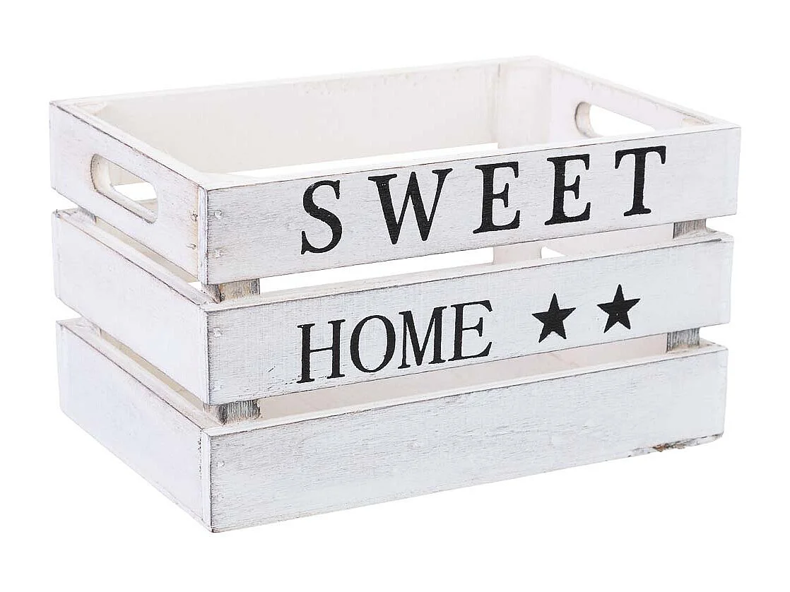 Tiroir en bois blanc 18 x 12 x 10 cm hauteur