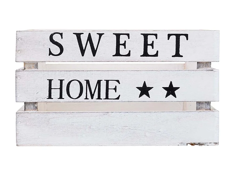 Tiroir en bois blanc 18 x 12 x 10 cm hauteur