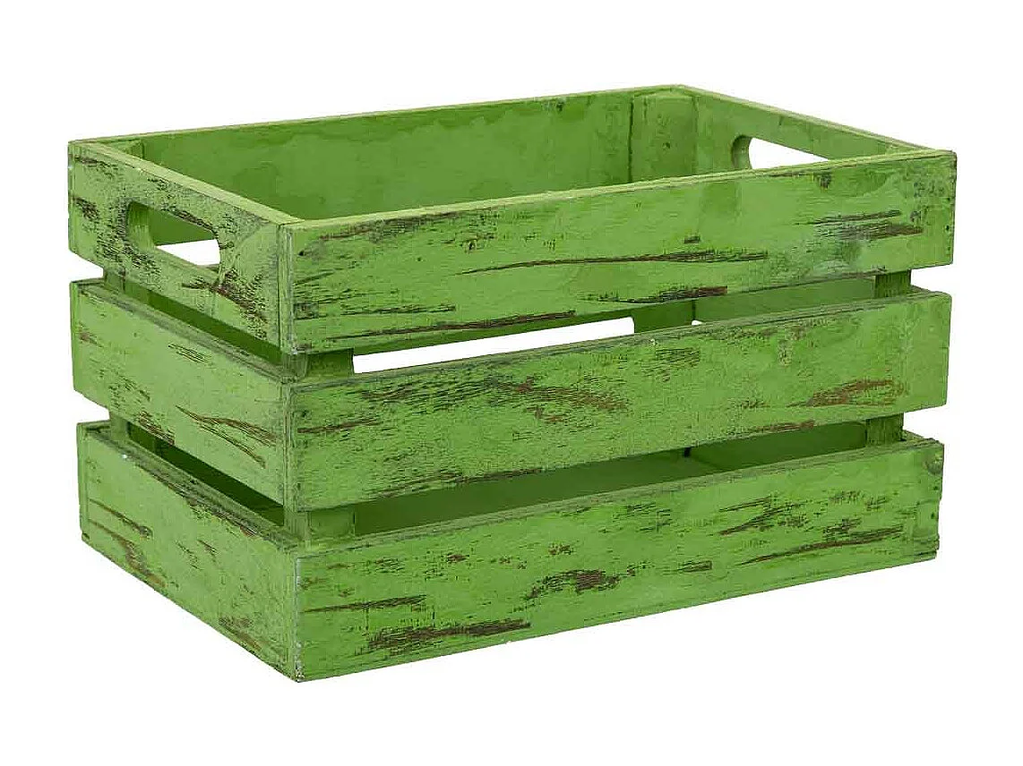 Tiroir en bois vert 18 x 12 x 10 cm hauteur