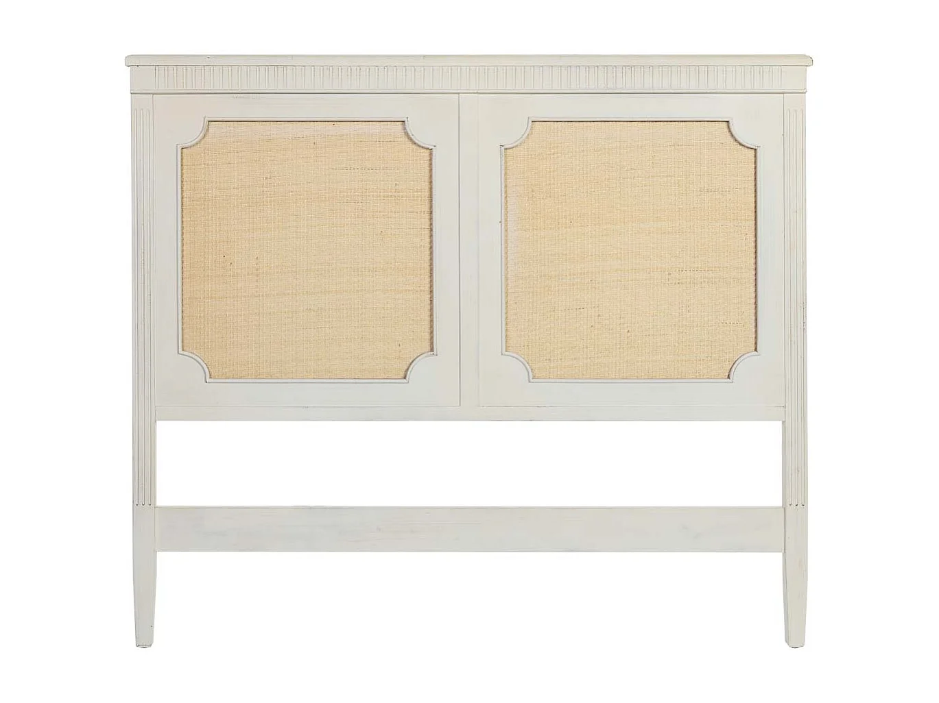 Tête de lit à lattes en bois, 150x5x130 cm