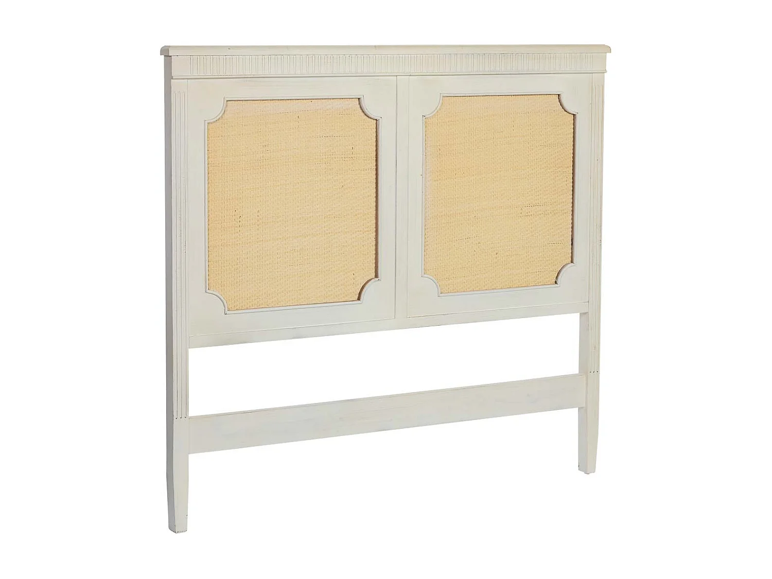 Tête de lit à lattes en bois, 150x5x130 cm