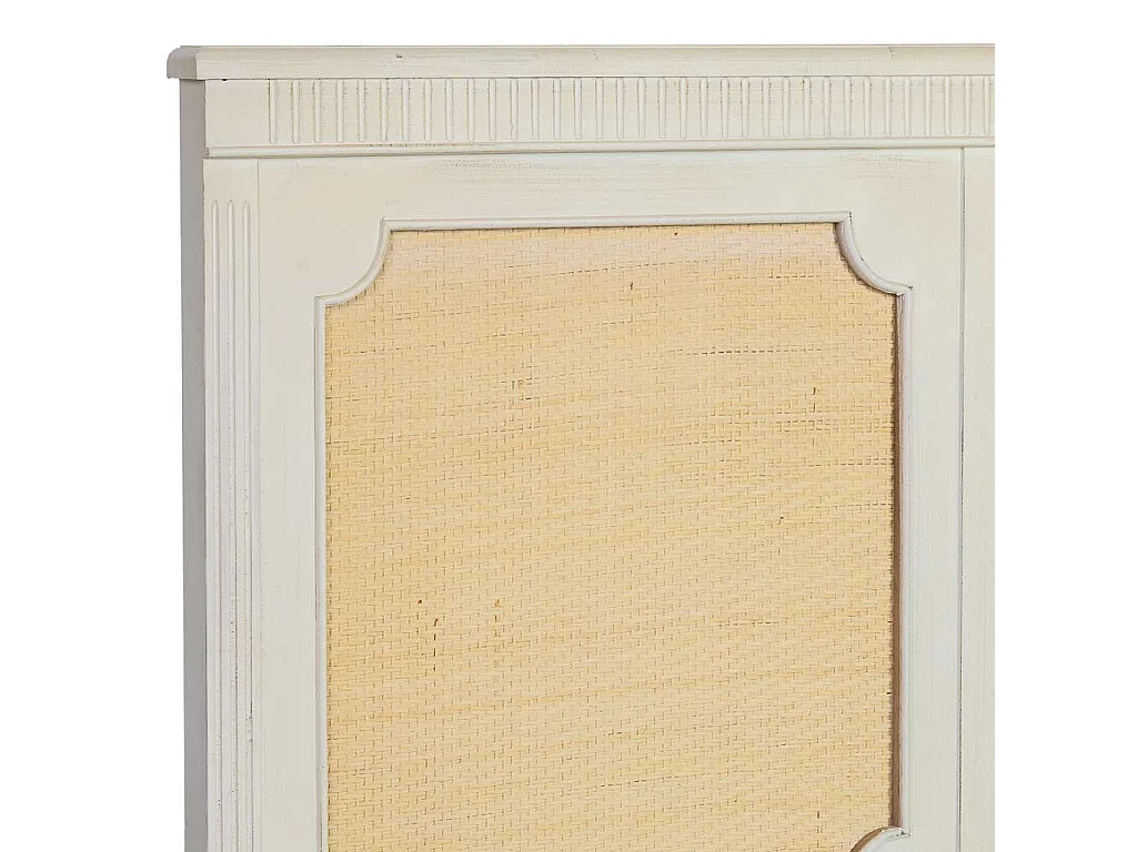 Tête de lit à lattes en bois, 150x5x130 cm