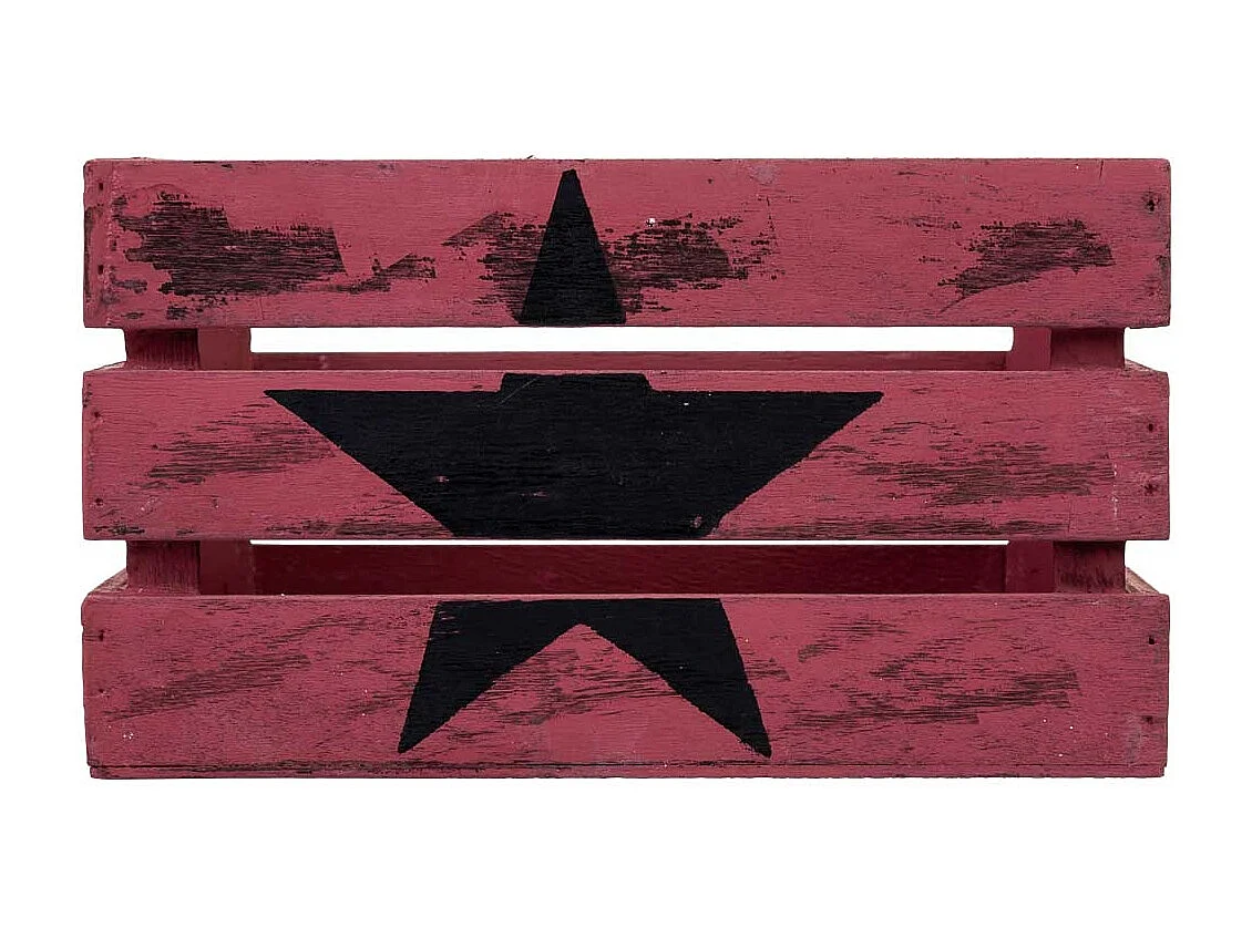 Tiroir en bois rouge 18 x 12 x 10 cm hauteur