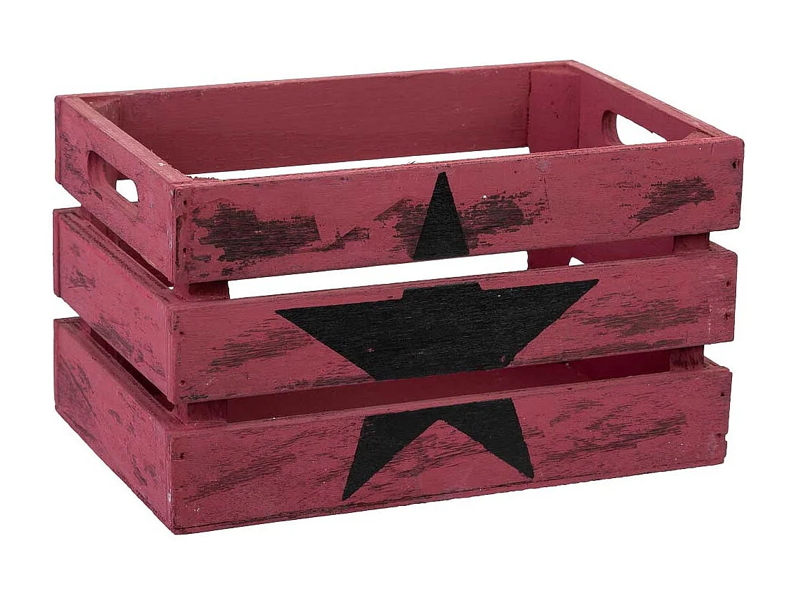 Tiroir en bois rouge 18 x 12 x 10 cm hauteur