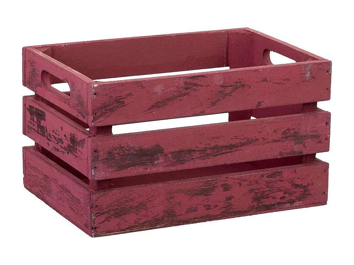 Tiroir en bois rouge 18 x 12 x 10 cm hauteur