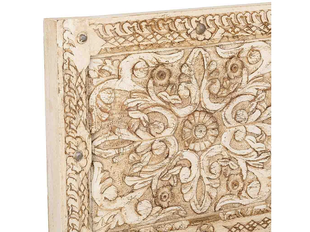 Tête de lit en bois faite à la main 160 x 3 x 120 cm