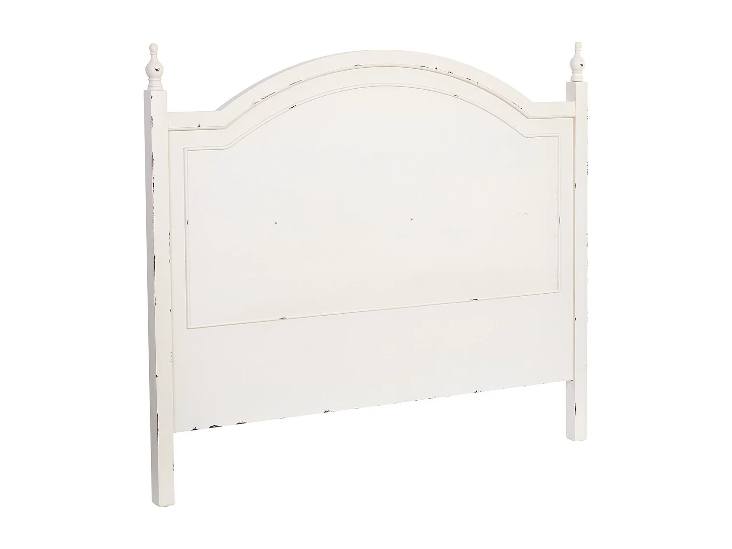 Tête de lit en bois blanc, 150x5x130 cm