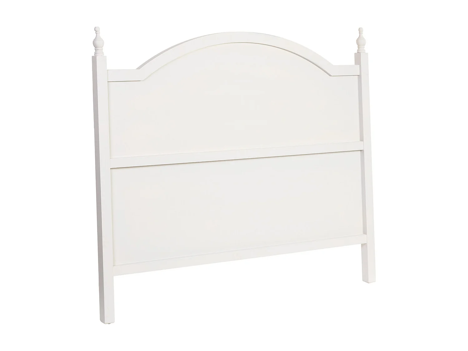 Tête de lit en bois blanc, 150x5x130 cm