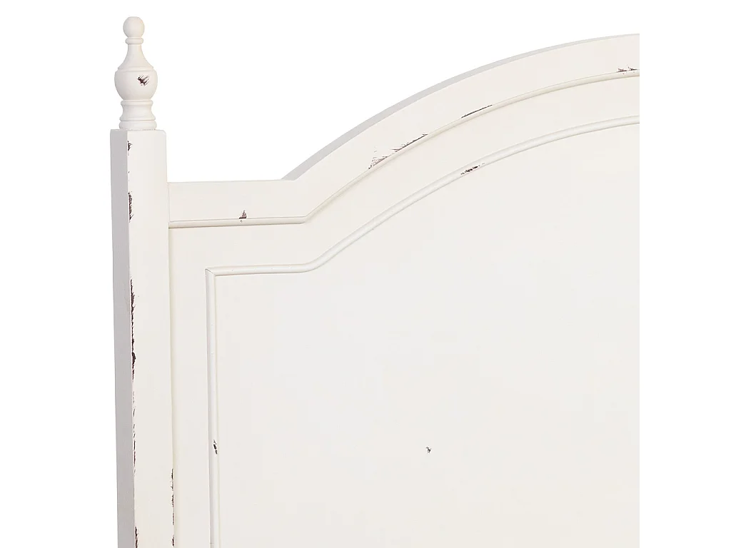 Tête de lit en bois blanc, 150x5x130 cm