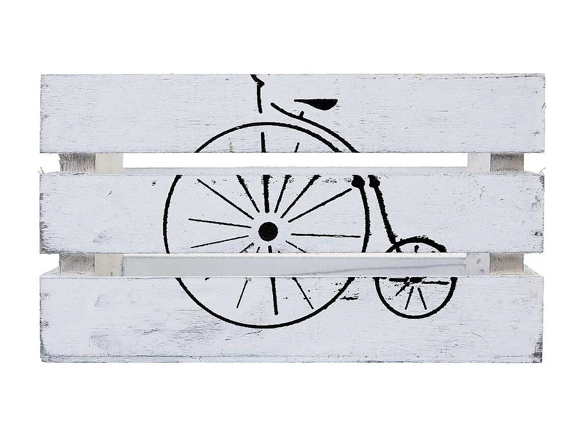 Tiroir en bois blanc 18 x 12 x 10 cm hauteur