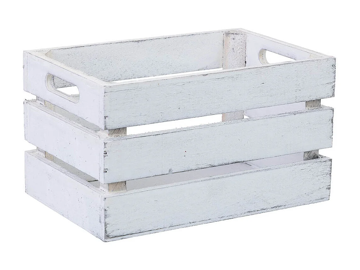 Tiroir en bois blanc 18 x 12 x 10 cm hauteur