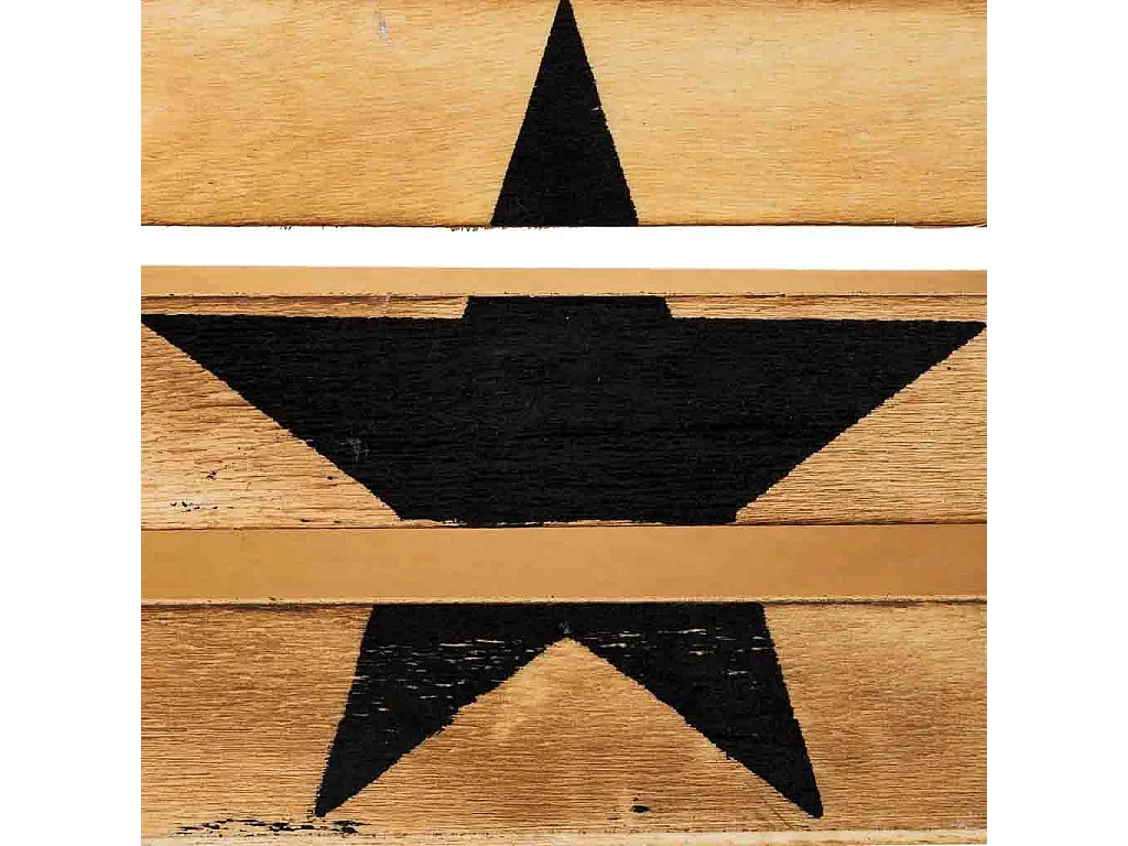 Cajon de madera marrón 18x12x10h cm