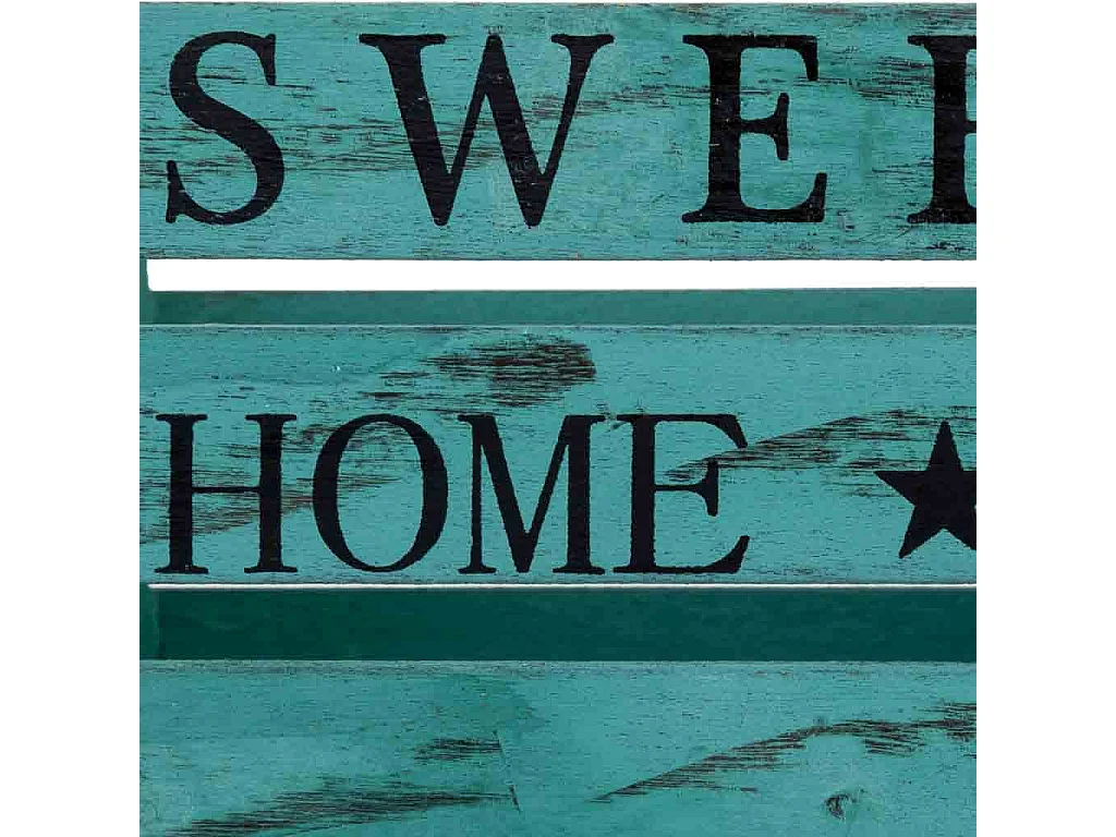 Tiroir en bois bleu 18 x 12 x 10 cm hauteur