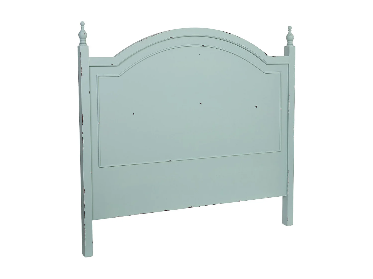 Cabezal de cama de madera verde150x5x130h cm
