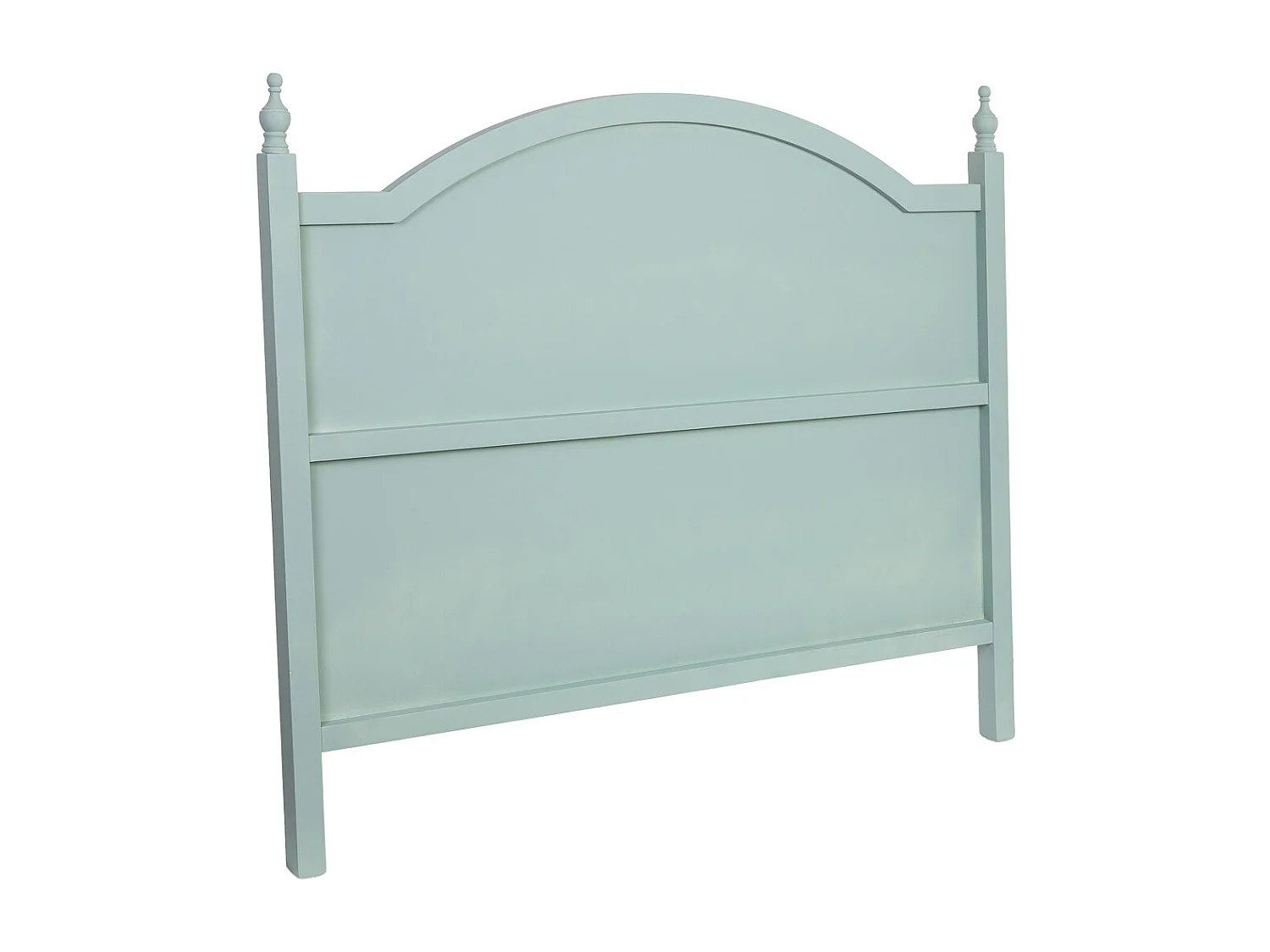 Cabezal de cama de madera verde150x5x130h cm