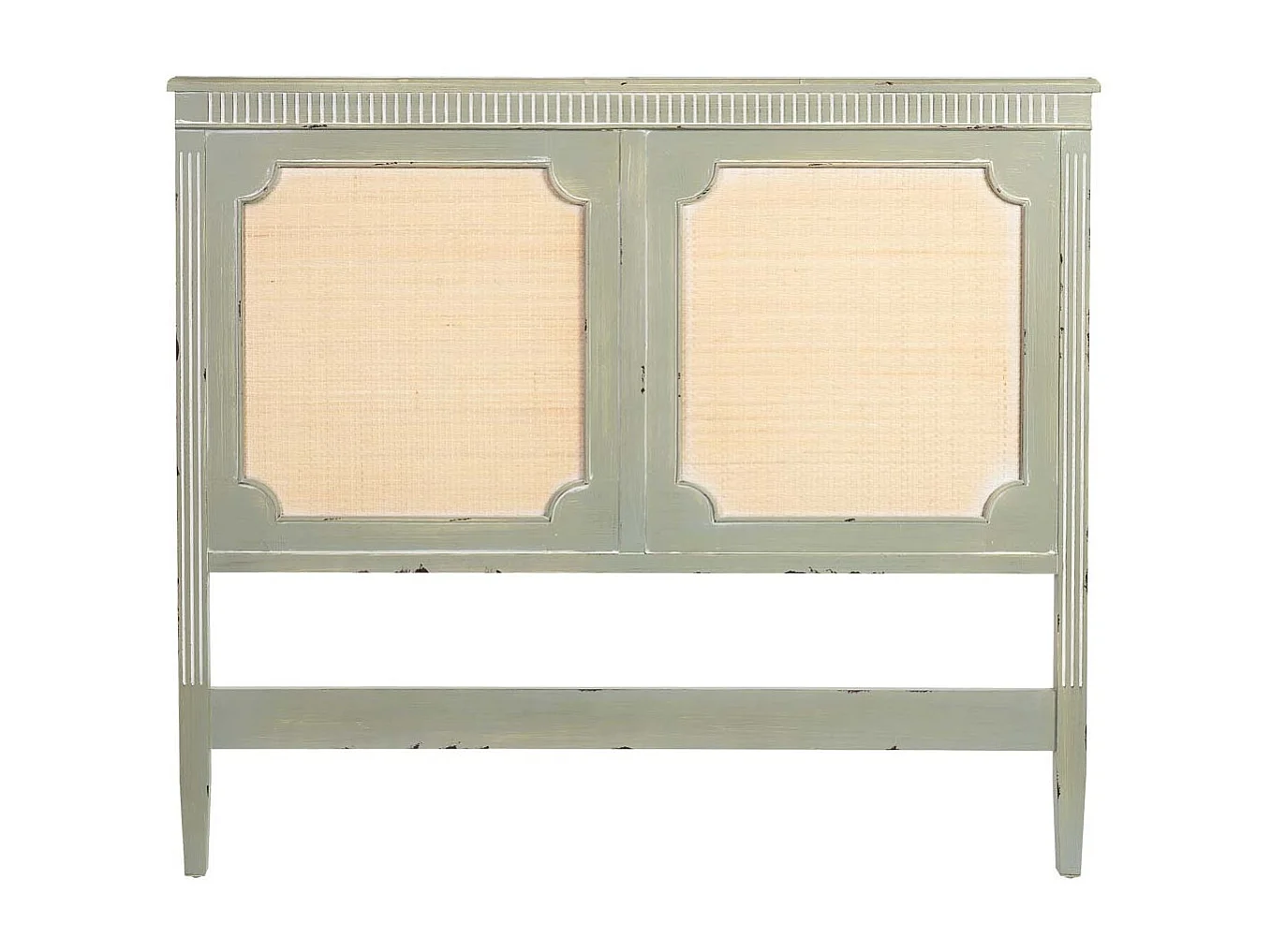 Tête de lit à lattes en bois, 150x5x130 cm