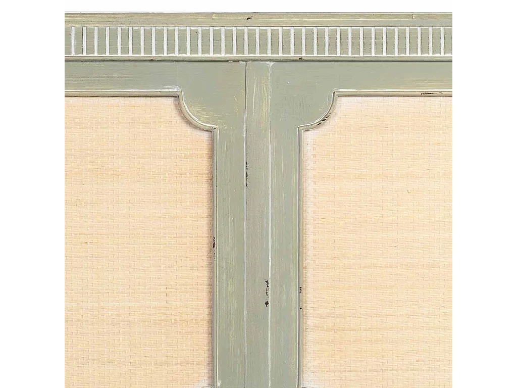 Tête de lit à lattes en bois, 150x5x130 cm