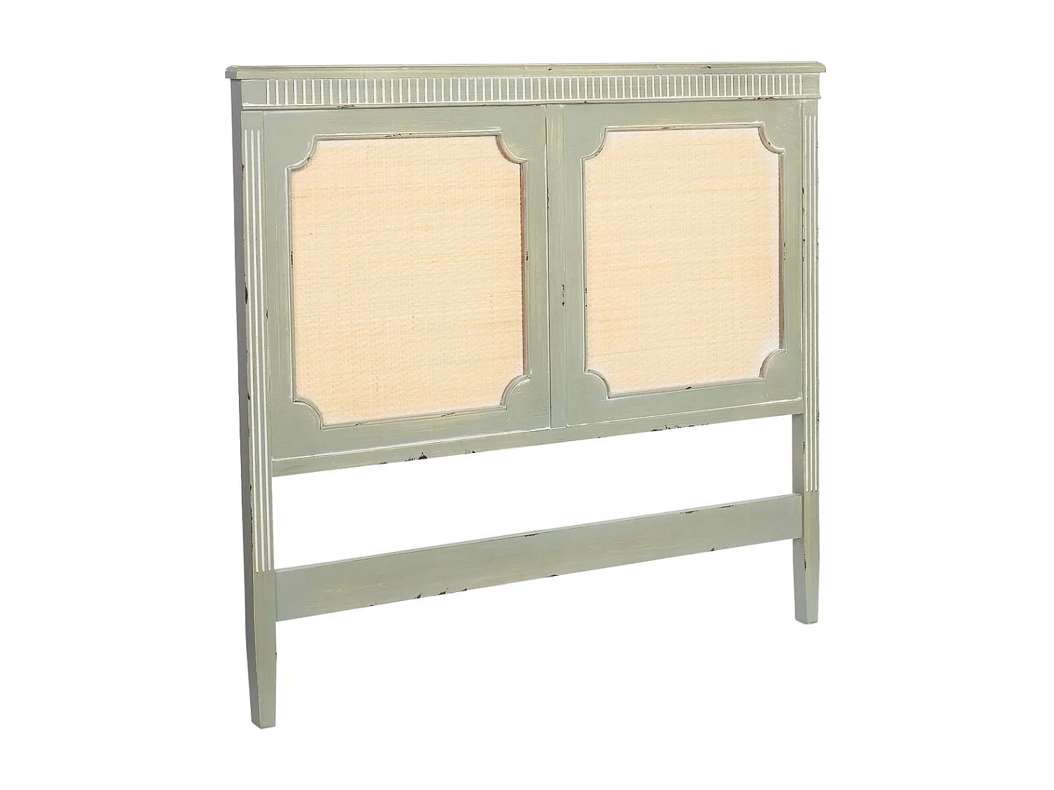 Testiera in legno con doghe, 150x5x130h cm