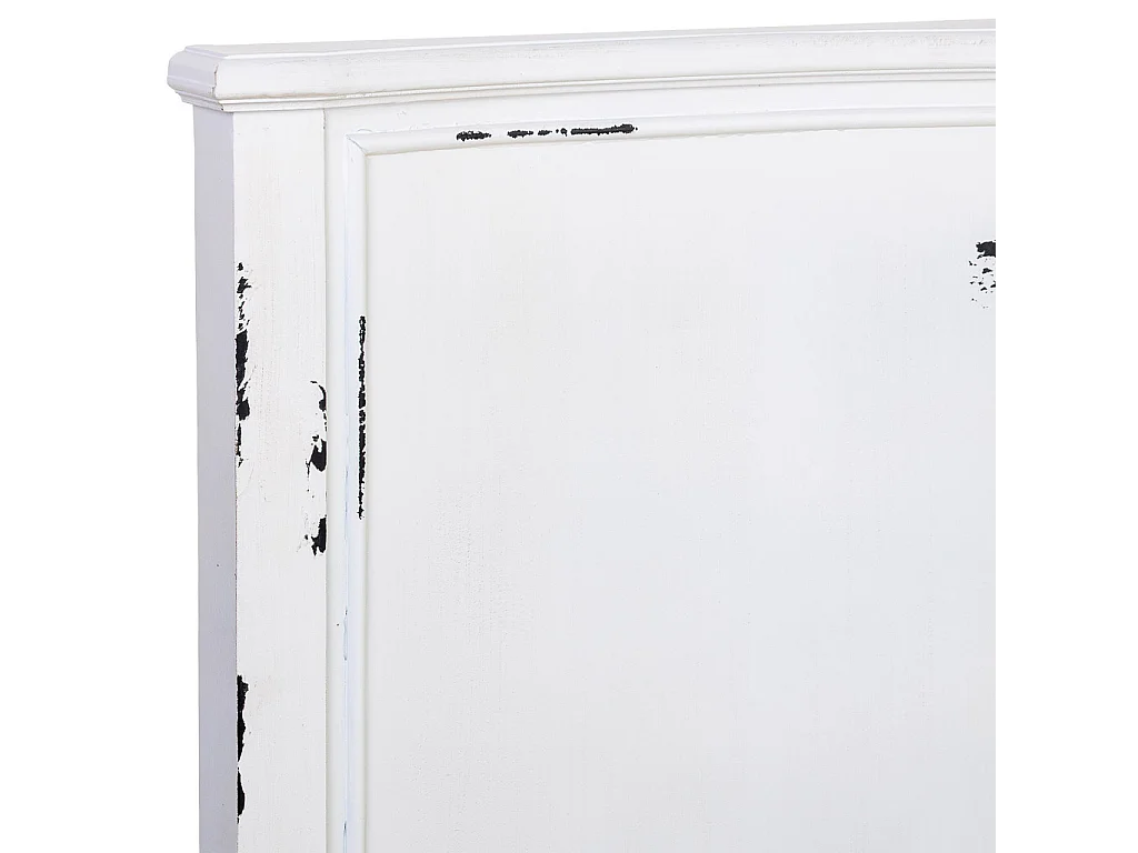 Tête de lit en bois blanc, 150x6x130 cm