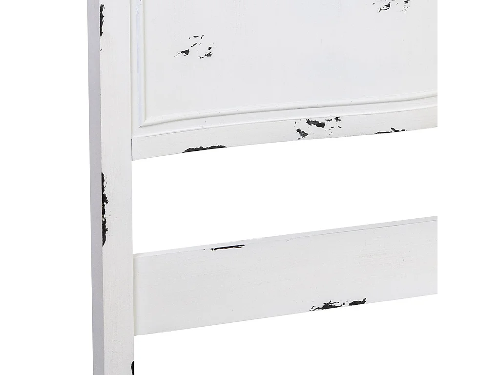 Tête de lit en bois blanc, 150x6x130 cm