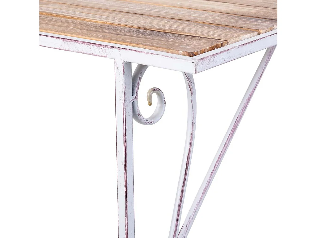 Mesa de apoio branca, 60x36x70 cm