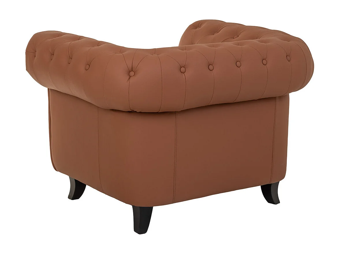 Fauteuil en mousse moka 110x81x77 cm