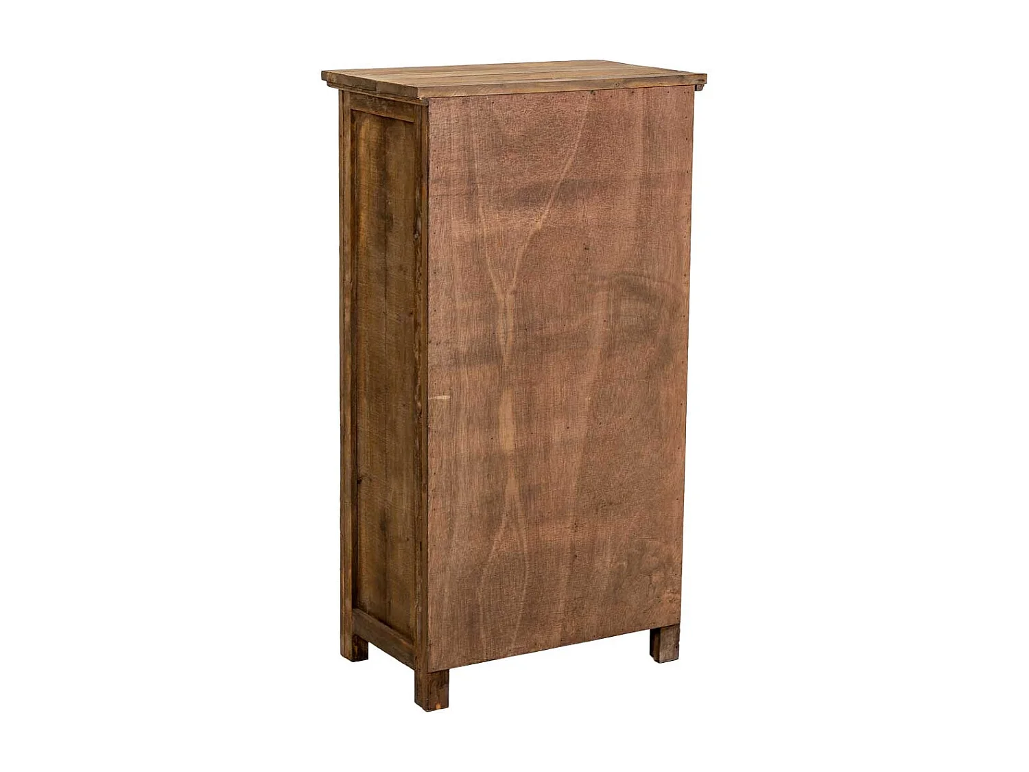 Commode en bois marron à 5 tiroirs 52 x 32 x 97 cm (hauteur)