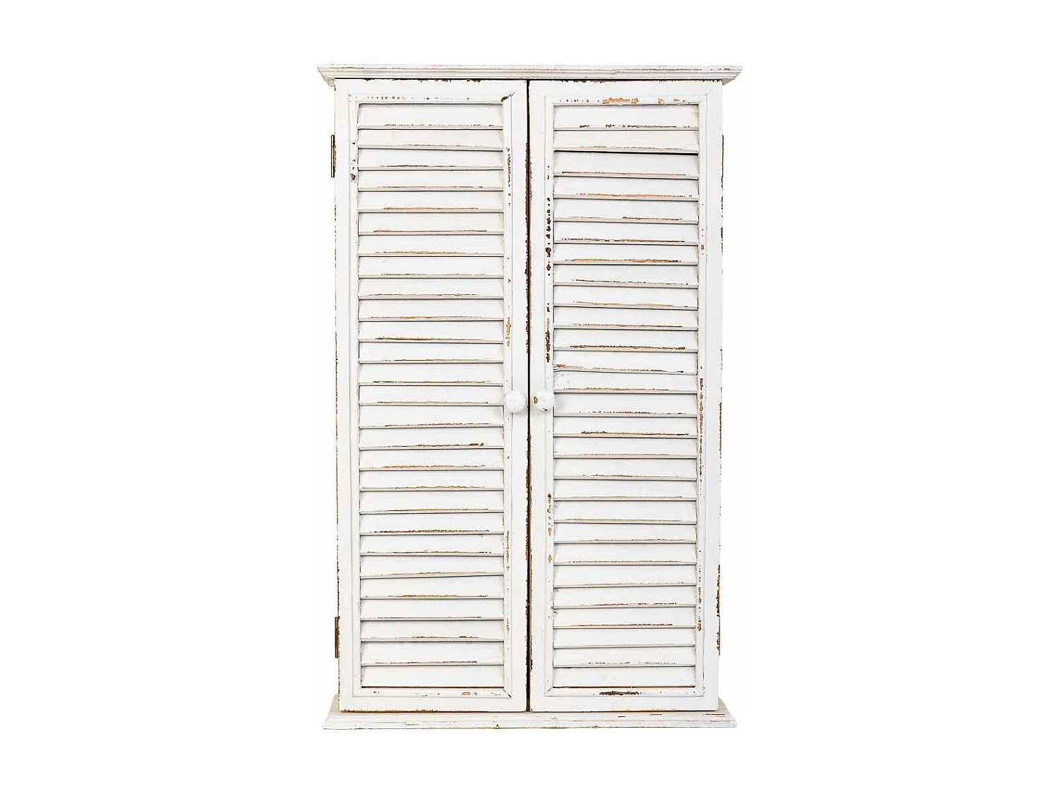 Armario de madera beige de 2 puertas 50x15x79h cm