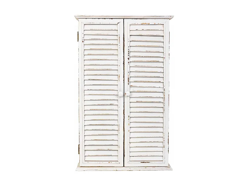 Armario de madera beige de 2 puertas 50x15x79h cm