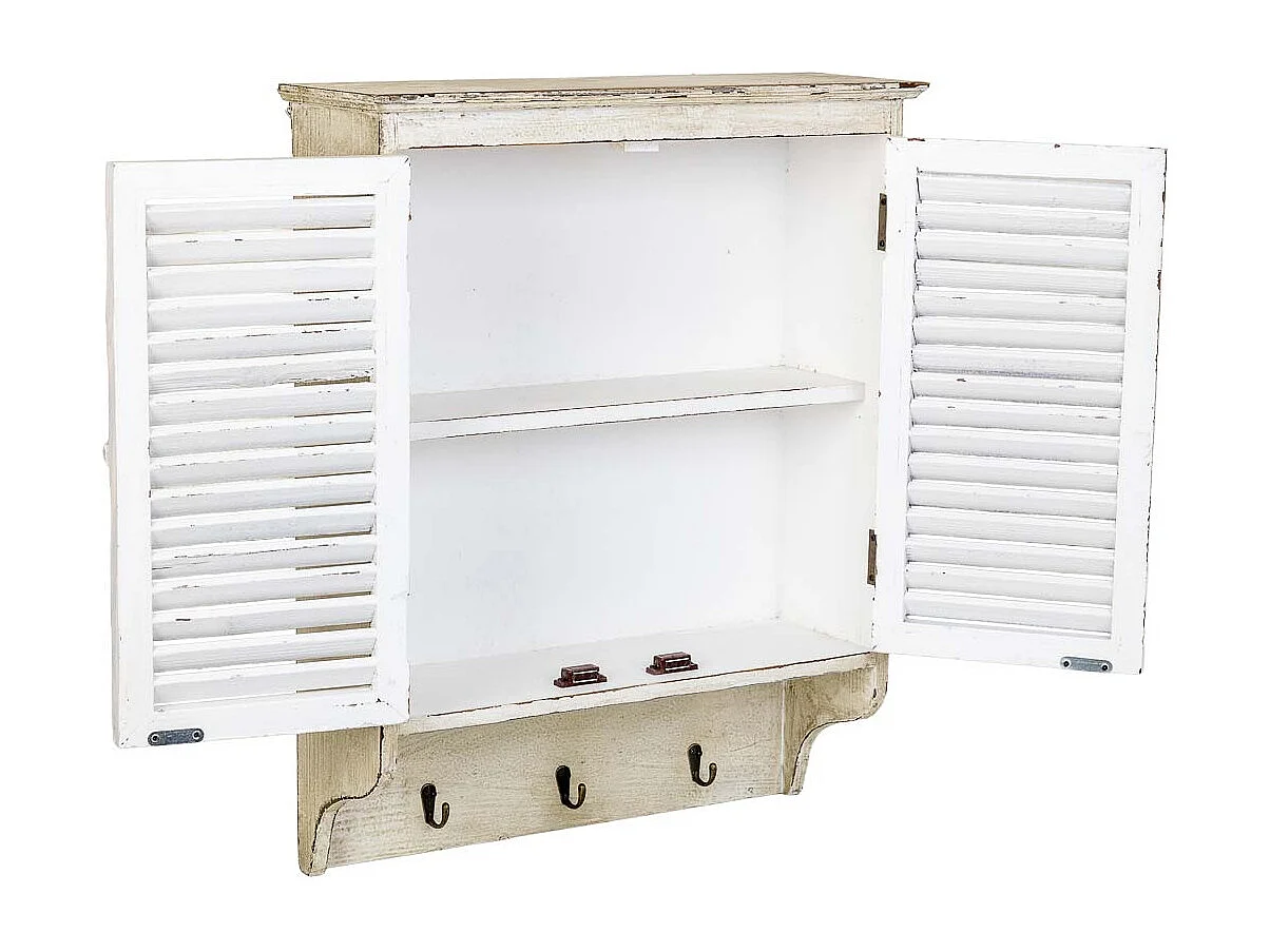 Armario de madera beige 54x17x67h cm