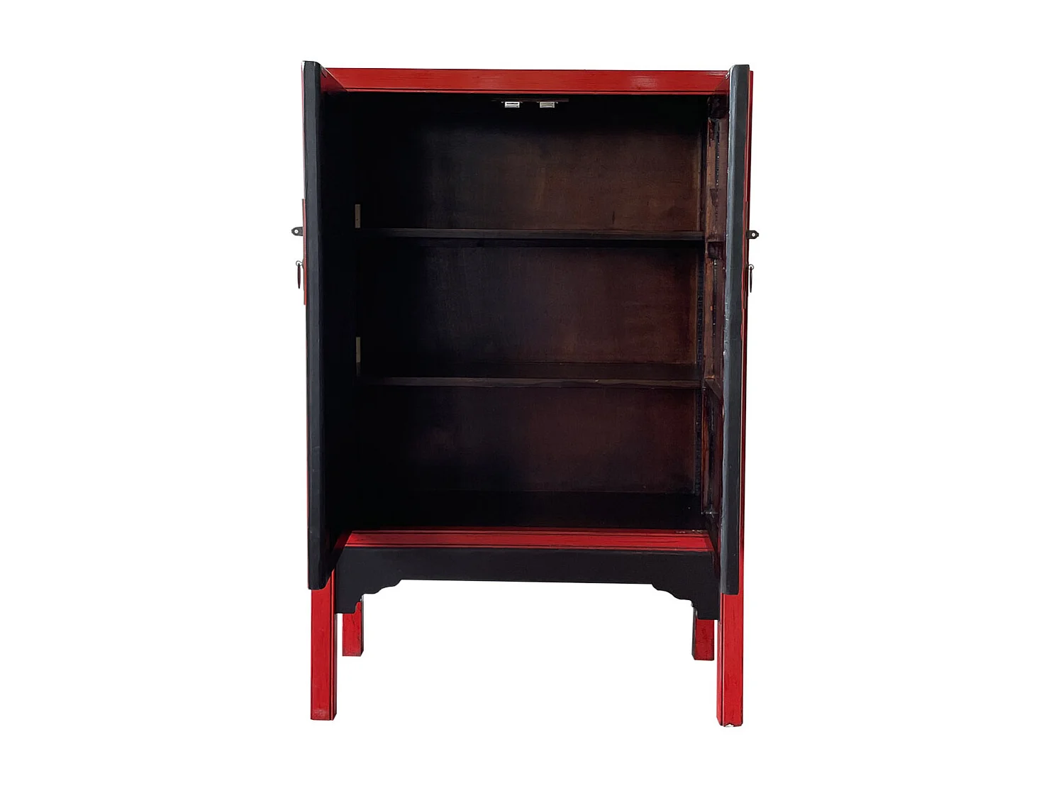 Armoire en bois rouge, 100x40x150 cm