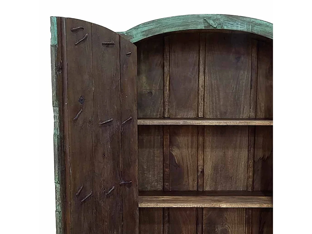 Armoire en bois faite à la main 90-100 x 37 x 170-195 cm (hauteur)