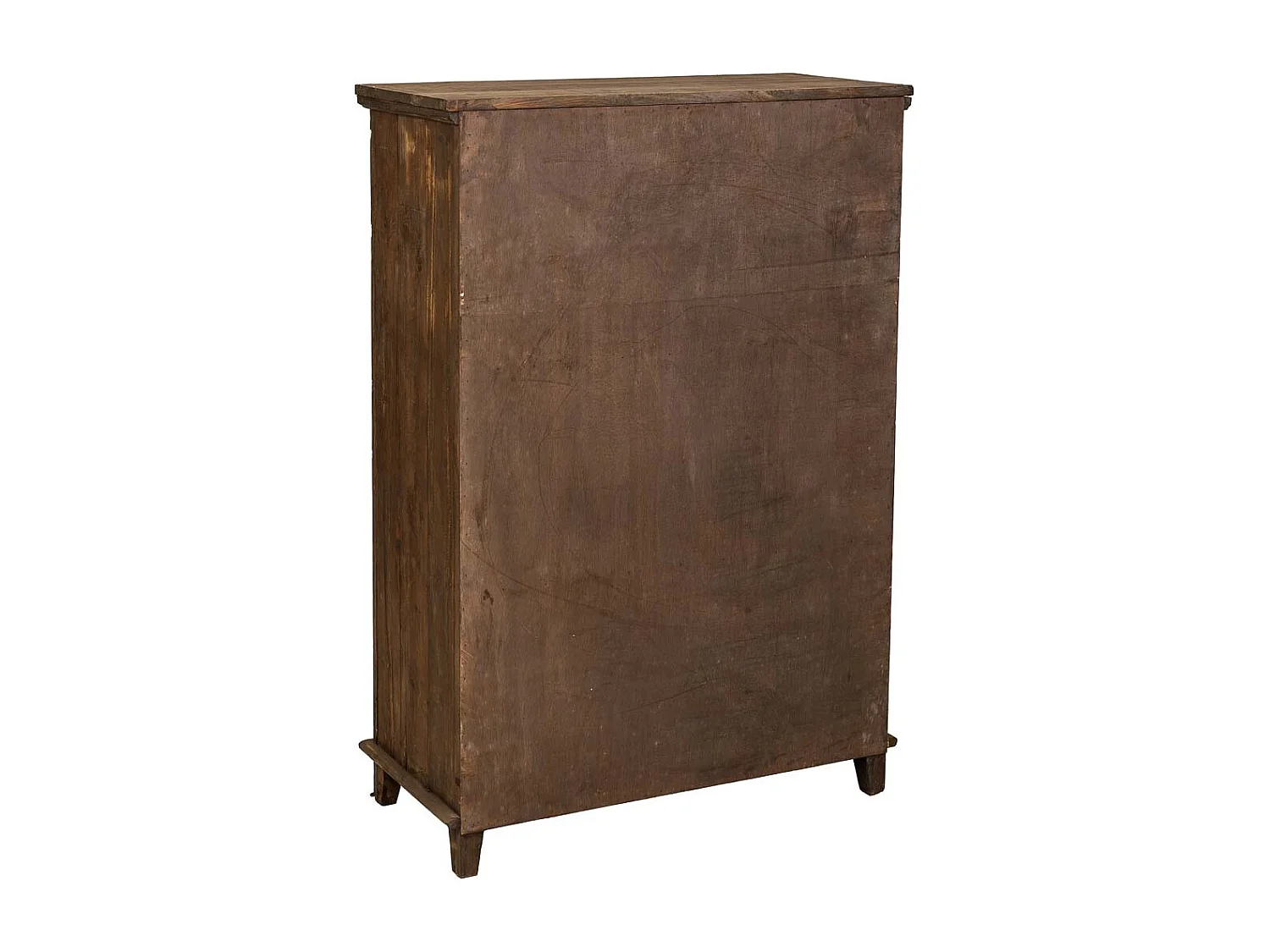 Armoire en bois marron à 2 portes 80 x 36 x 115 cm (hauteur)