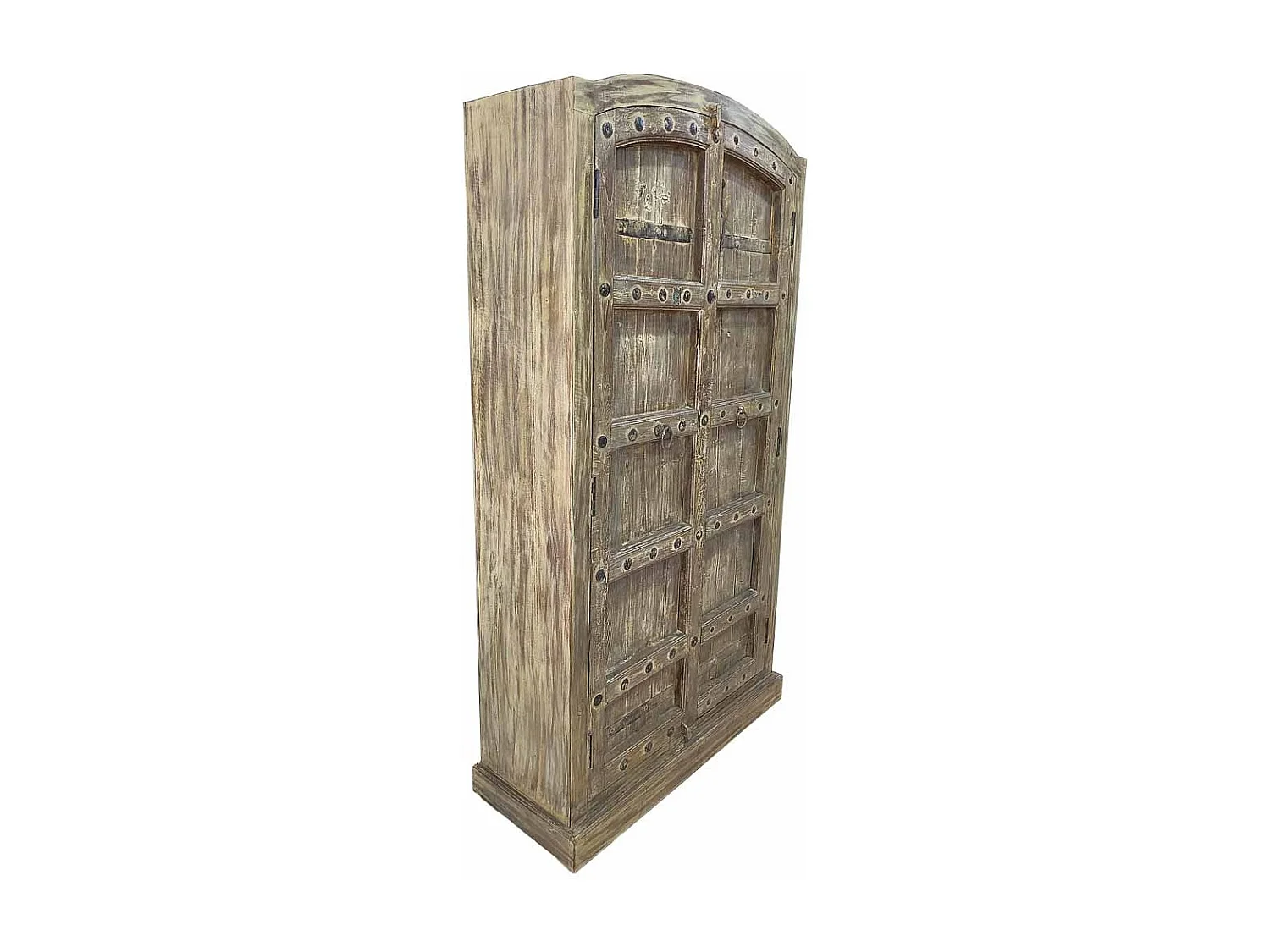 Armoire en bois faite à la main 90-100 x 37 x 170-195 cm (hauteur)