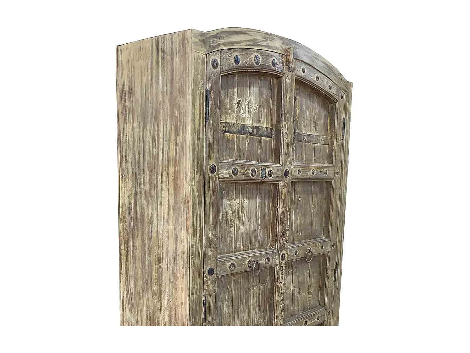 Armoire en bois faite à la main 90-100 x 37 x 170-195 cm (hauteur)