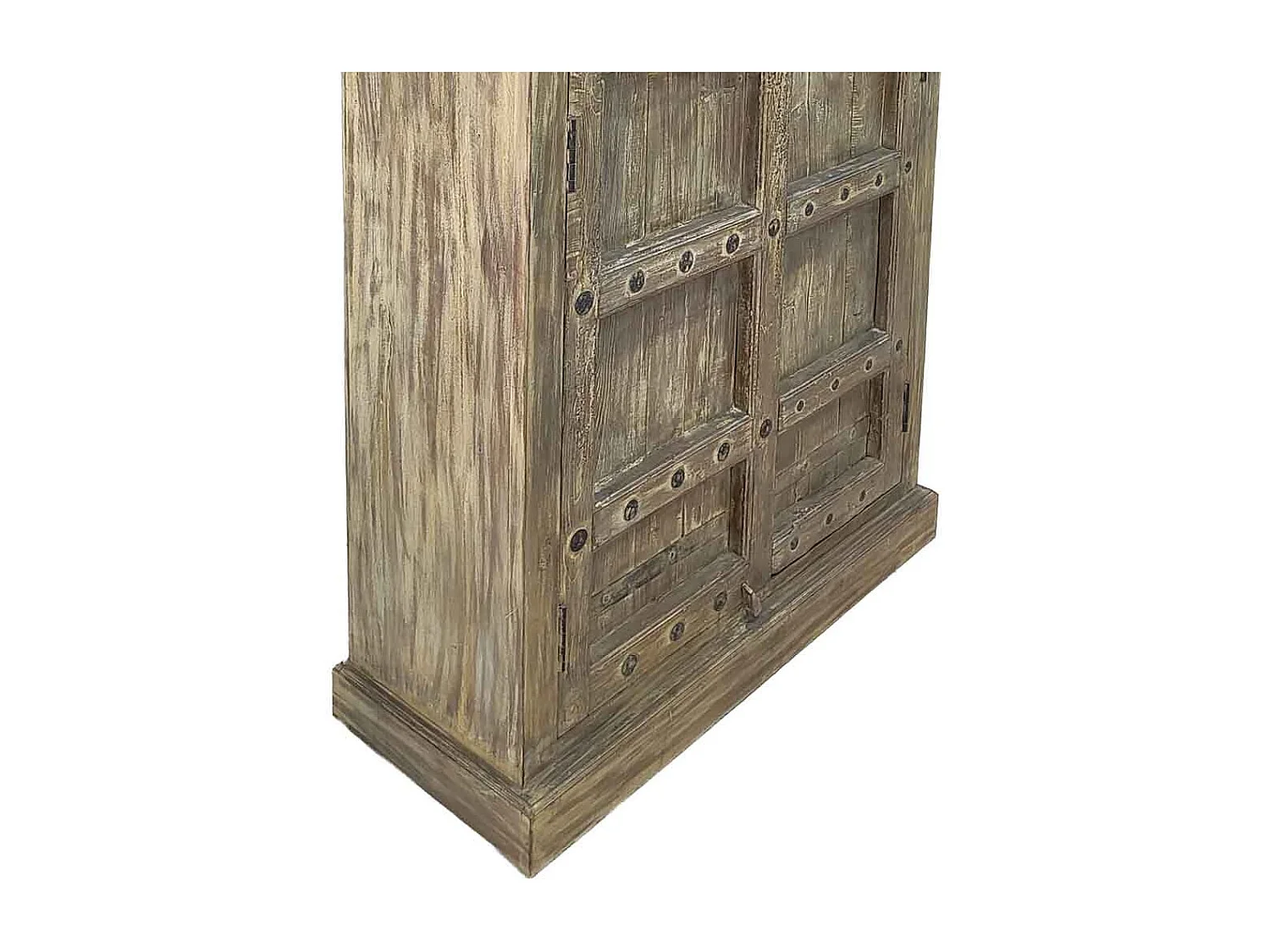 Armário de madeira artesanal 90-100x37x170-195h cm