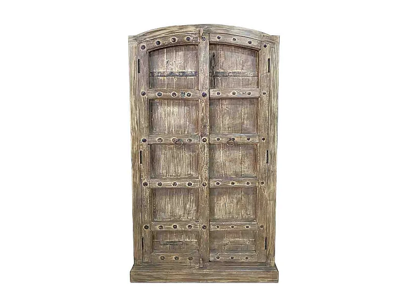 Armoire en bois faite à la main 90-100 x 37 x 170-195 cm (hauteur)