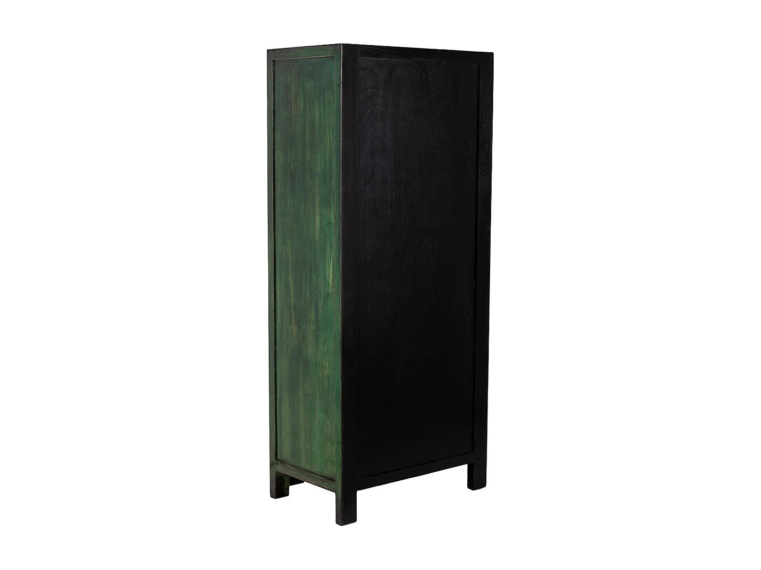 Armoire en bois vert 80 x 48 x 184 cm (hauteur)
