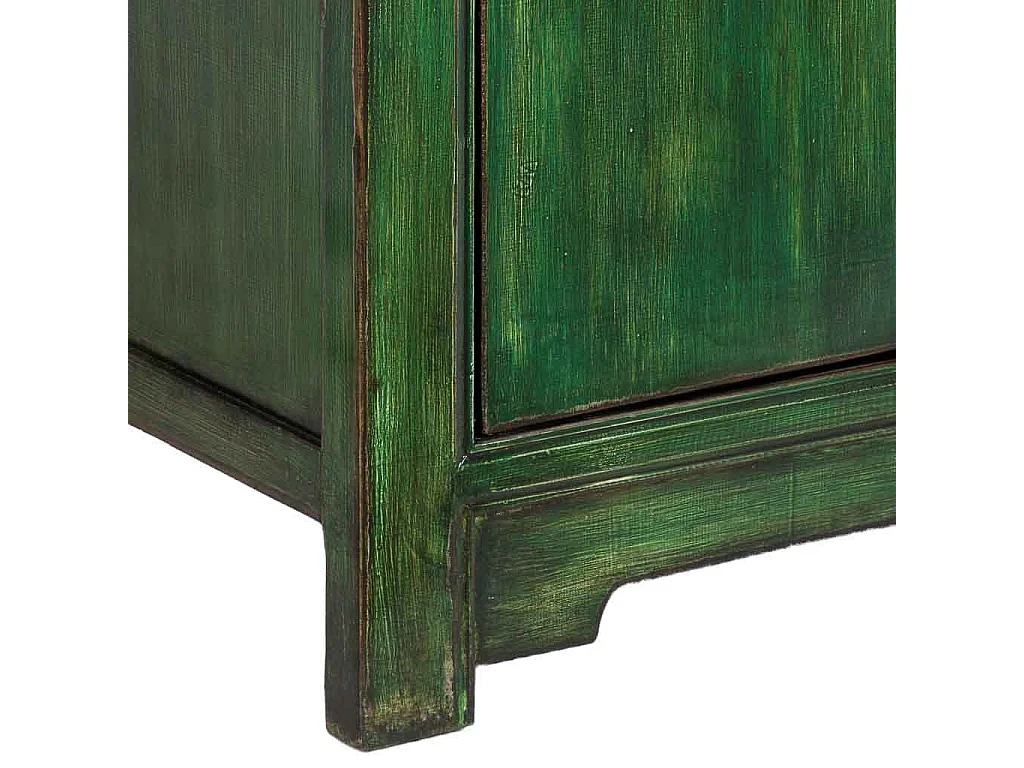 Armario de madera verde 80x48x184h cm