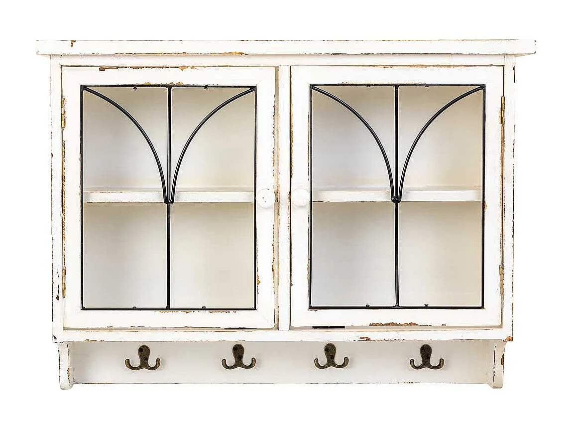 Scaffale in legno beige 69x18x50,5h cm