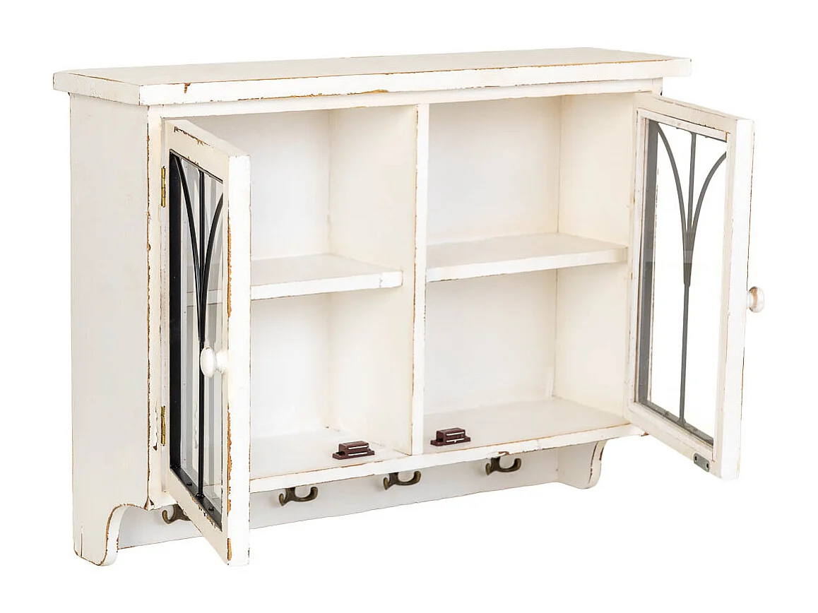Scaffale in legno beige 69x18x50,5h cm